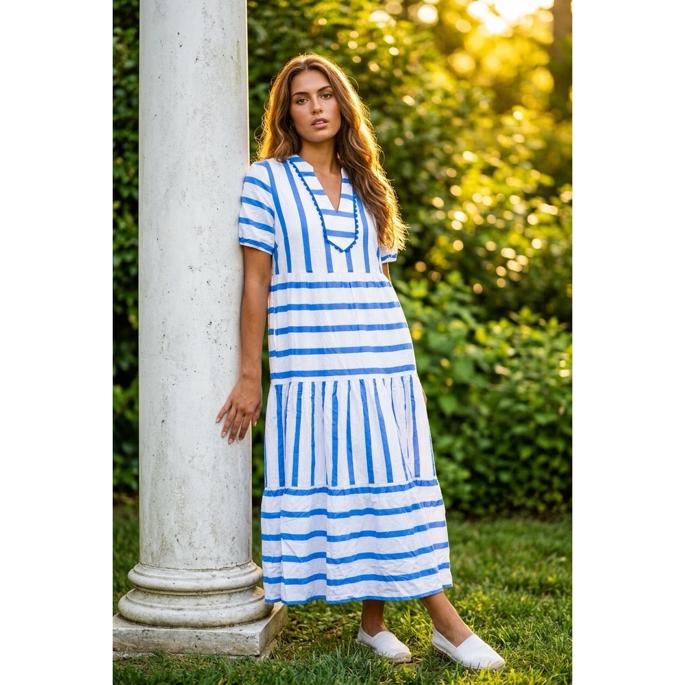 Large lined beautiful maxi dress